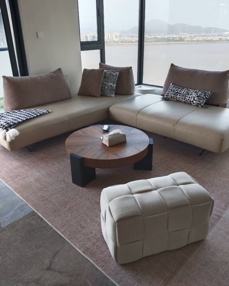 สตูลผ้าลูกฟูก MY DOLLS HOUSE COZY CUBE 70 ซม. สีขาว